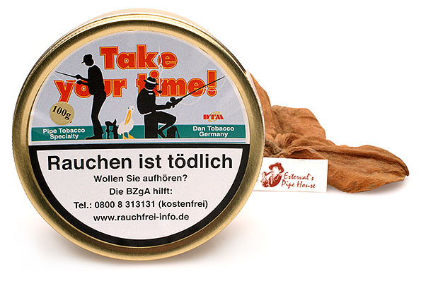 Take your Time (Take it Easy!) Pipe tobacco 100g Tin Take your Time (Take it Easy!) Pipe tobacco 100g Tin